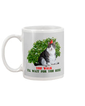 Load image into Gallery viewer, Cat Wait For You Here Gift For Cat Lovers Mug