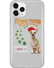 Load image into Gallery viewer, A True Friend Loves Paws On My Heart Gift For Dog Lovers Phone case