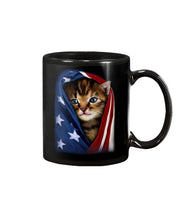 Load image into Gallery viewer, Lovely Tote Bag Cat In American Flag Gift For Cat Lovers Mug