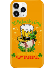 Load image into Gallery viewer, Baseball Drink Beer Day St Patrick's Day Gift For Baseball Lovers Phone case
