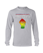 Load image into Gallery viewer, Juneteenth Happy Independence Day Meaningful Gift For Men Unisex Long Sleeve