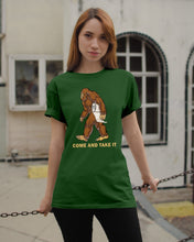 Load image into Gallery viewer, Bigfoot Come And Take It Simple Custom Design Guys Tee