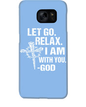 Load image into Gallery viewer, Let You Relax I Am With You Gray Background Phone case