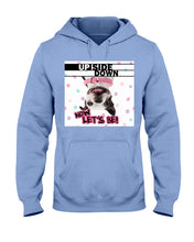 Load image into Gallery viewer, Boston Upside Down Now Let's Be Gift For Dog Lovers Hoodie
