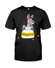Load image into Gallery viewer, Funny Donkey Anti Depressant Meaning Gift For Women Guys Tee