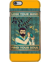 Load image into Gallery viewer, Lose Your Mind Find Your Soul Gift For Bartender Phone case