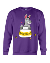 Load image into Gallery viewer, Funny Donkey Anti Depressant Meaning Gift For Women Sweatshirt