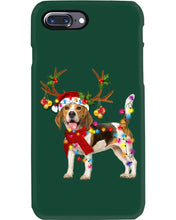 Load image into Gallery viewer, Beagle Gorgeous Reindeer Xmas Lights Gift For Dog Lovers Phone case