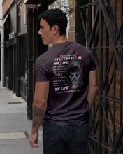 Load image into Gallery viewer, I Was Born In October My Life My Choices My Mistakes My Lessons Guys V-Neck