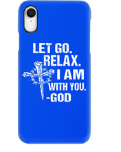 Load image into Gallery viewer, Let You Relax I Am With You Gray Background Phone case