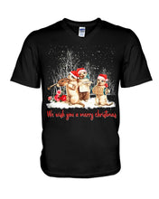 Load image into Gallery viewer, Cats We Wish You A Merry Christmas Gift For Cat Lovers Guys V-Neck