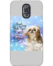 Load image into Gallery viewer, Angels And Shih Tzu Are Not Different Gift For Dog Lovers Phone case