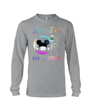 Load image into Gallery viewer, Lovely Phone Case Rainbow Design Stay Out Of My Bubble Gift For Friends Unisex Long Sleeve