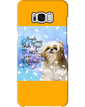 Load image into Gallery viewer, Angels And Shih Tzu Are Not Different Gift For Dog Lovers Phone case