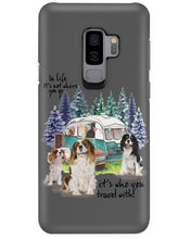 Load image into Gallery viewer, Cavalier King It's Who You Travel With Gift For Dog Lovers Phone case