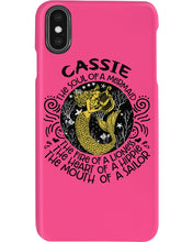 Load image into Gallery viewer, Gift For Cassie Girl The Soul Of A Mermaid Phone case