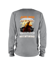 Load image into Gallery viewer, June Man You Know My Name Not My Sotry You See My Smile Trending Unisex Long Sleeve