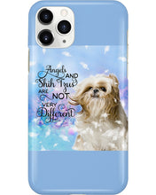 Load image into Gallery viewer, Angels And Shih Tzu Are Not Different Gift For Dog Lovers Phone case