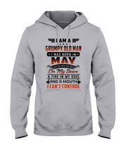 Load image into Gallery viewer, I'm A Grumpy Old Man I Was Born In May With My Heart Hoodie