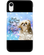 Load image into Gallery viewer, Angels And Shih Tzu Are Not Different Gift For Dog Lovers Phone case