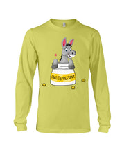 Load image into Gallery viewer, Funny Donkey Anti Depressant Meaning Gift For Women Unisex Long Sleeve