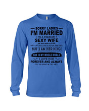Load image into Gallery viewer, I'm Married To June Freaking Sexy Wife Trending For Birthday Gift Unisex Long Sleeve