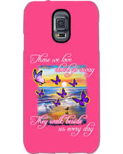Load image into Gallery viewer, Butterfly Sunset On Beach Those We Love Don't Go Away Gift For Lover Phone case