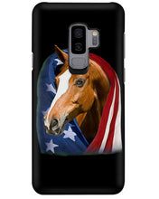 Load image into Gallery viewer, Horse Covered Into USA Flag Meaningful Gift For Men Phone case