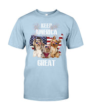 Load image into Gallery viewer, Keep America Great Yorkshire Terrier Gift For Dog Lovers Guys Tee