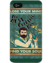Load image into Gallery viewer, Lose Your Mind Find Your Soul Gift For Bartender Phone case