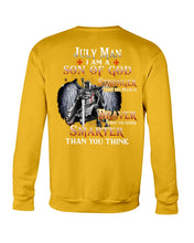 Load image into Gallery viewer, July Man Son Of God Birthday Meaningful Gift For Men Sweatshirt
