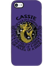 Load image into Gallery viewer, Gift For Cassie Girl The Soul Of A Mermaid Phone case