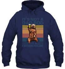 Load image into Gallery viewer, It's Not A Dad Bod It's A Father Figure Bear Hoodie
