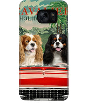 Load image into Gallery viewer, Cavalier Happy Holiday Gift For Dog Lovers Phone case