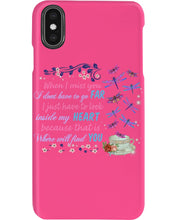 Load image into Gallery viewer, Butterflies When I Miss You I Just Have To Look Inside My Heart Gift For Lover Phone case
