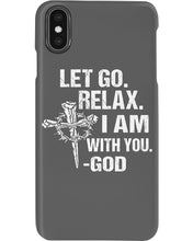 Load image into Gallery viewer, Let You Relax I Am With You Gray Background Phone case