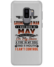 Load image into Gallery viewer, I'm A Grumpy Old Man I Was Born In May With My Heart Phone case