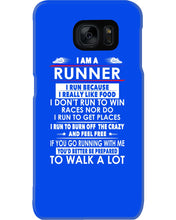 Load image into Gallery viewer, I Am A Runner I Run Because I Really Like Food Custom Design Phone case