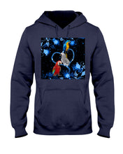 Load image into Gallery viewer, Lovely Phone Case Twinkling Blue Heart Gift For Parrots Lovers Hoodie
