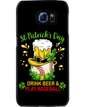 Load image into Gallery viewer, Baseball Drink Beer Day St Patrick's Day Gift For Baseball Lovers Phone case
