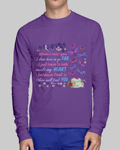 Load image into Gallery viewer, Butterflies When I Miss You I Just Have To Look Inside My Heart Gift For Lover Unisex Long Sleeve