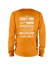 Load image into Gallery viewer, Gift For Son Who Raised By A Freaking Awesome July Mom She's A Bit Crazy Unisex Long Sleeve