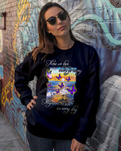 Load image into Gallery viewer, Butterfly Sunset On Beach Those We Love Don't Go Away Gift For Lover Sweatshirt