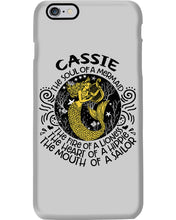 Load image into Gallery viewer, Gift For Cassie Girl The Soul Of A Mermaid Phone case