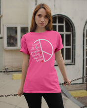 Load image into Gallery viewer, Image All The People Living Life In Peace Custom Design For Friends Guys Tee