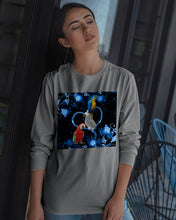 Load image into Gallery viewer, Lovely Phone Case Twinkling Blue Heart Gift For Parrots Lovers Unisex Long Sleeve
