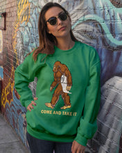 Load image into Gallery viewer, Bigfoot Come And Take It Simple Custom Design Sweatshirt