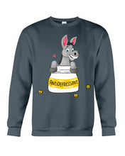 Load image into Gallery viewer, Funny Donkey Anti Depressant Meaning Gift For Women Sweatshirt