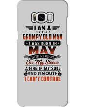 Load image into Gallery viewer, I'm A Grumpy Old Man I Was Born In May With My Heart Phone case