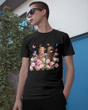 Load image into Gallery viewer, Gift For Dog LoversChesapeake Bay Retriever With Peonies Guys Tee